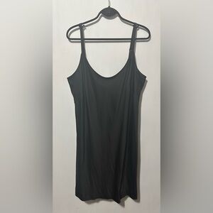 Plus size Women's Nightgown adjustable spaghetti straps Pajamas Midi Sleep silk